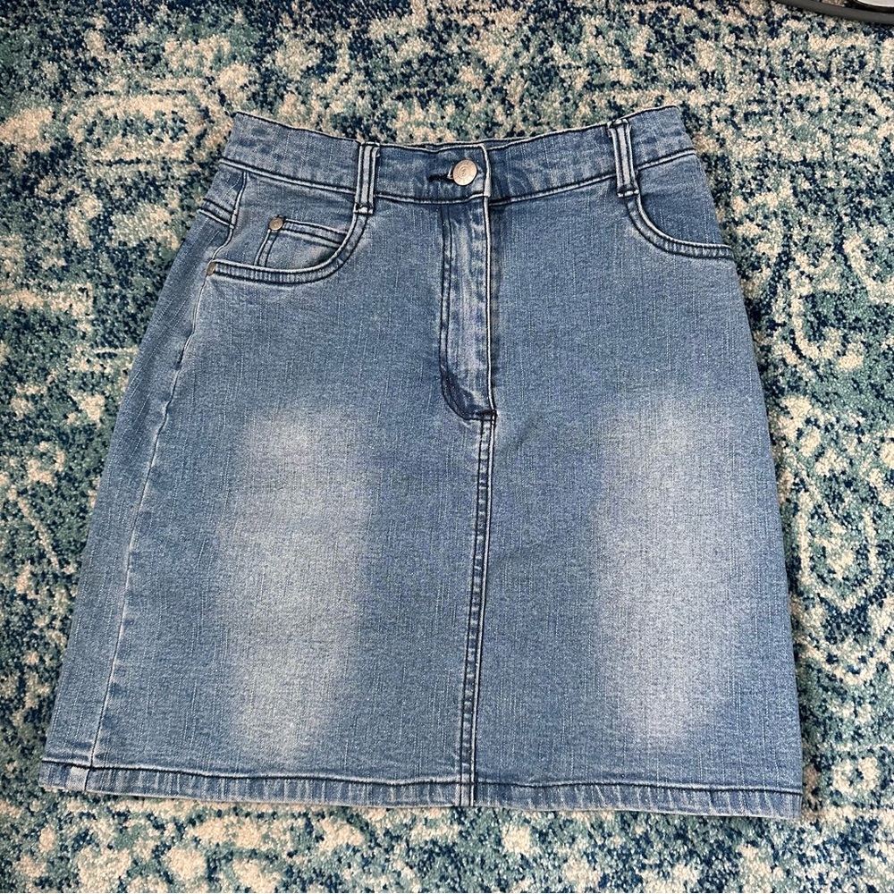 C&A Here & There | Blue Denim Skirt with Sparkles